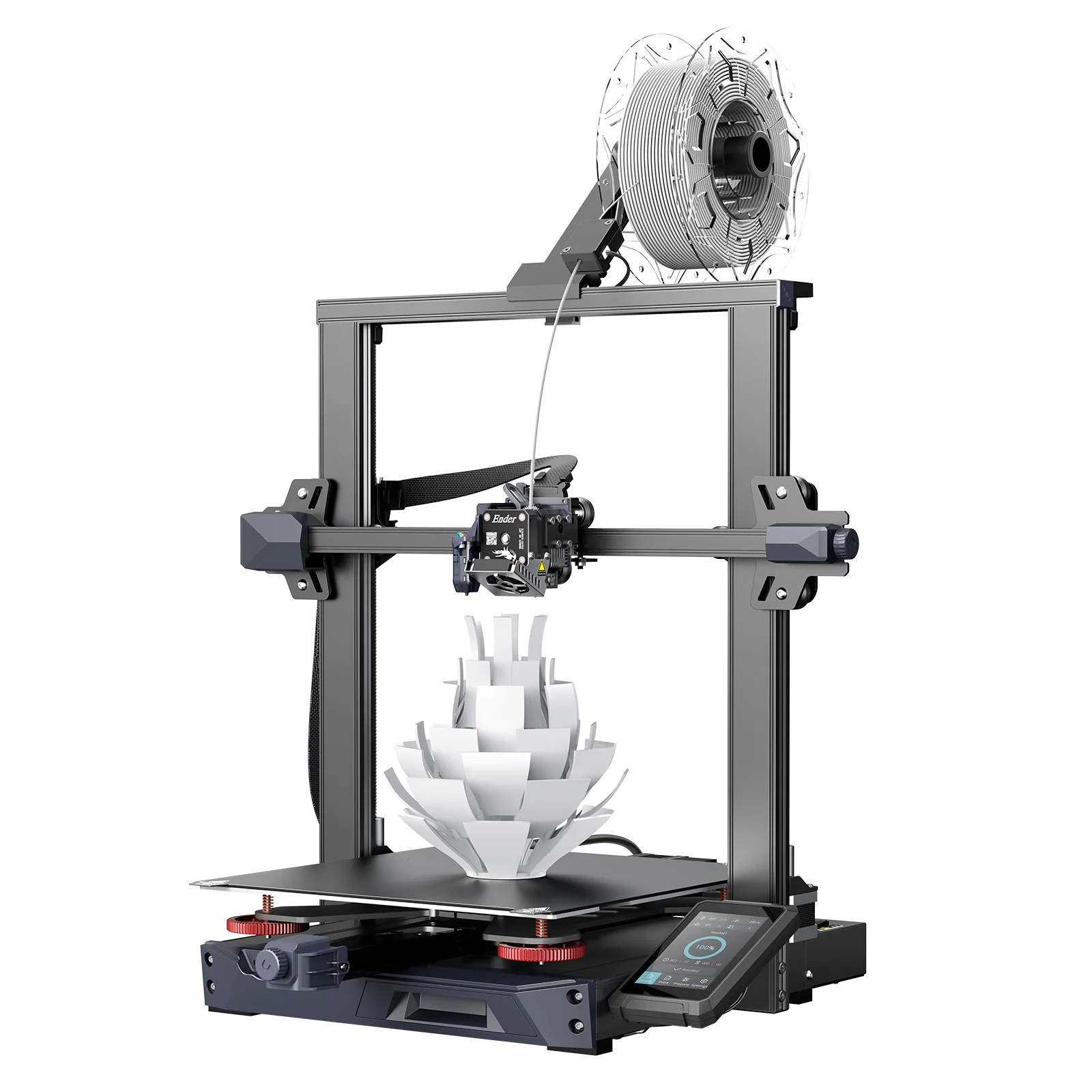 Купи New Ender-3 S1 PLUS 3D Printer with CR Touch Auto-leveling Sprite Direct Extruder 32 Bit Silent 300*300*300mm Build Volume за 38,360 рублей в магазине AliExpress