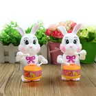 Заводные игрушки Cartton Rabbit, забавная игра для детей, Обучающие Детские подарки на день рождения, Сюрприз на детский день рождения