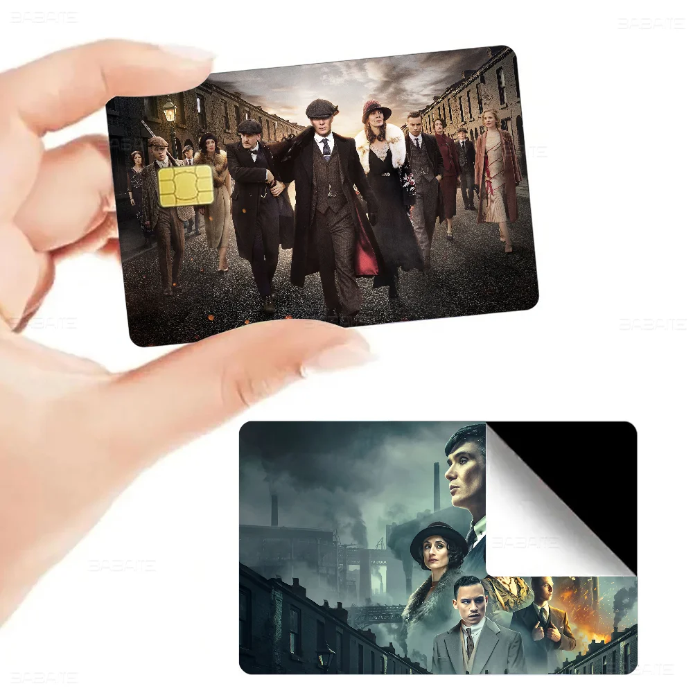 Фото TV P-Peaky B-Blinders Anmie наклейка пленка кожаный чехол для кредитной карты дебет банковская карта спереди №2