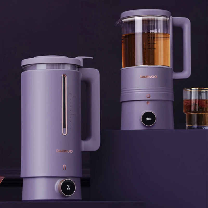 600ml Soybean Milk Machine Electric Juicer Blender Soymilk Maker 220V Food Blender Health Preserving Pot Smart Health Cup 2 Sets
