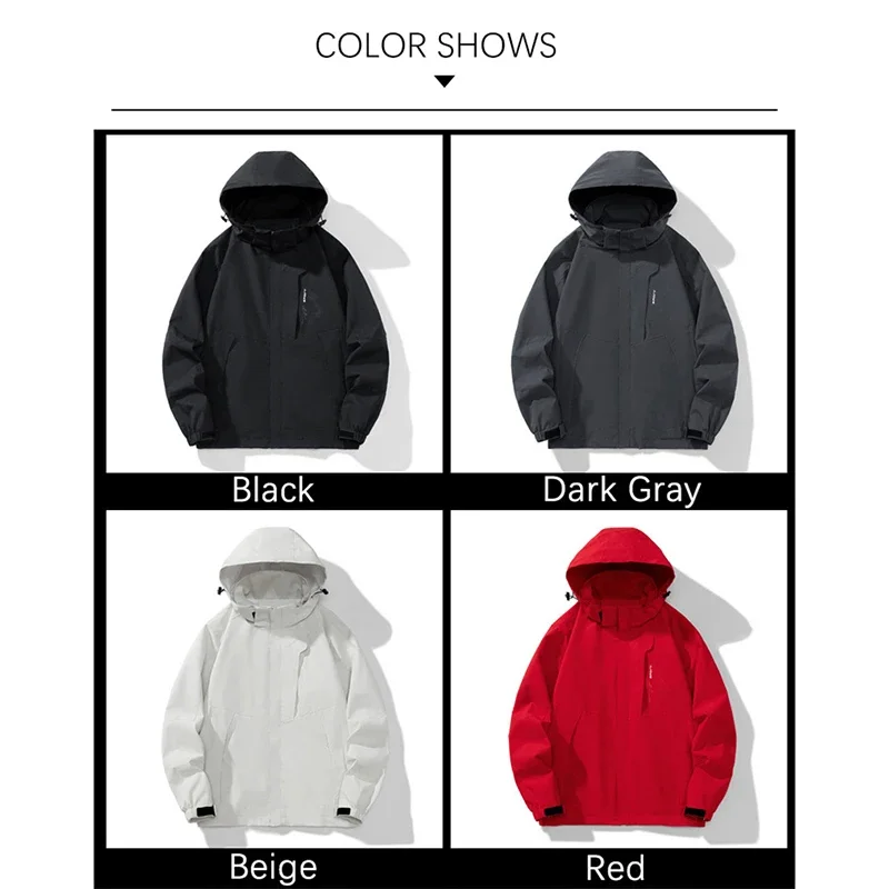 Повседневная весенне-осенняя модная трендовая мужская куртка для походов 2024