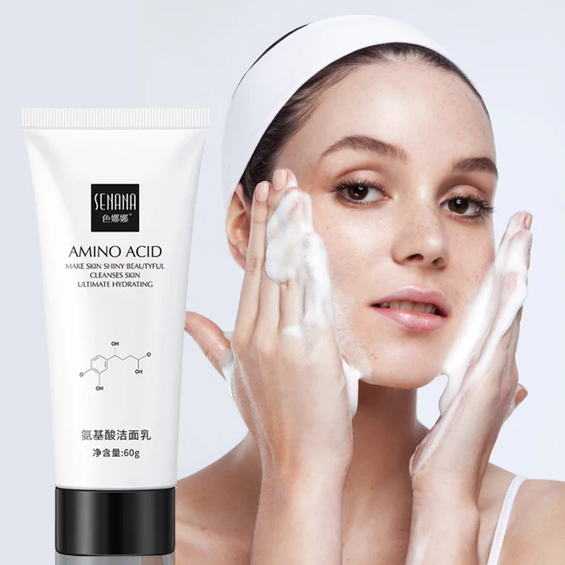 

HEALLOR Nicotinamide Amino Acid Face Cleanser Facial Scrub Cleansing Acne Oil Control Blackhead Remover Shrink Pores Skin Care