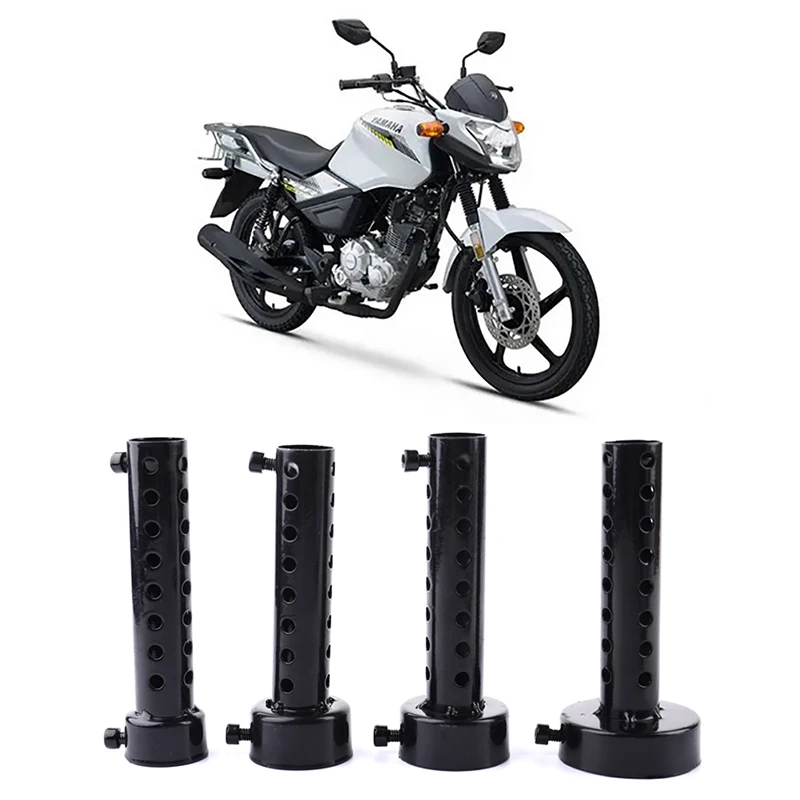 

1Pc Universal Black Motorcycle Exhaust Silencer Exhaust Insert Muffler Pipe Tone Adjustable Noise Eliminator 35/45/48/60mm