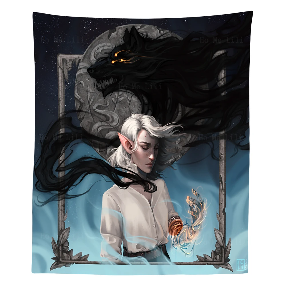 

Fantasy Character Hell Elf Religious Judge Witch Ranni Guilty Gear Dark Souls Art Tapestry By Ho Me Lili For Dorm Home Wall Deco