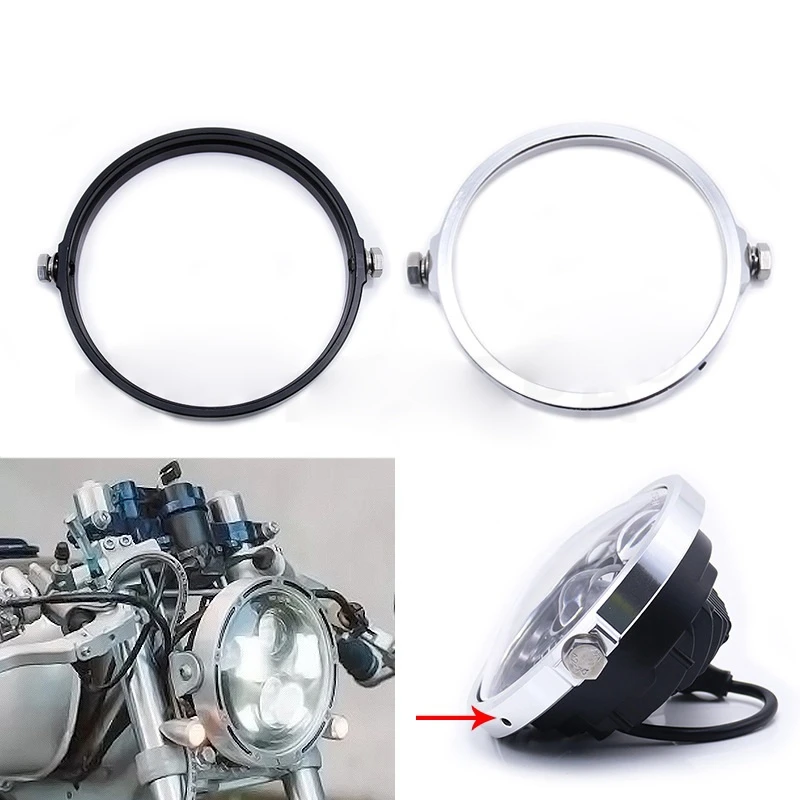 Универсальный черный 5 75 дюймовый алюминиевый круглый корпус фары налобный