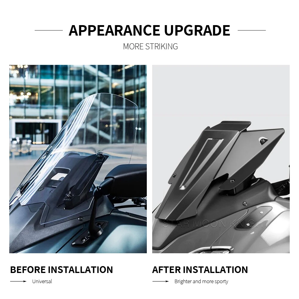 Ветрозащитный экран для мотоцикла алюминиевый ветровой YAMAHA TMAX T-MAX 560 TMAX560 T-MAX560 2022