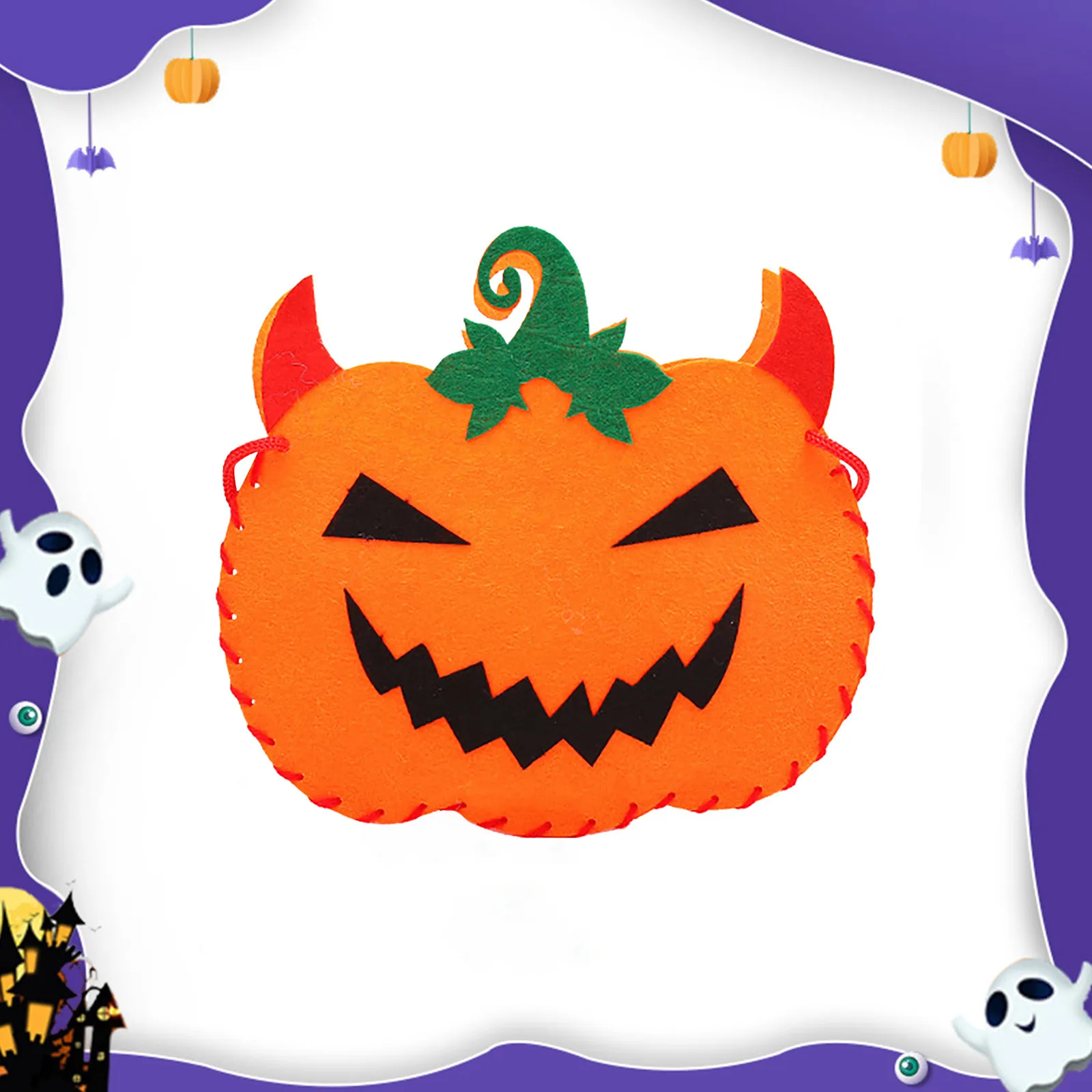 

Arts And Crafts for Kids Ages 6-8 Boys Baseball Halloween Decorations Pumpkin Candy Bags Halloween Bucket DIY Kids Craft Kit For
