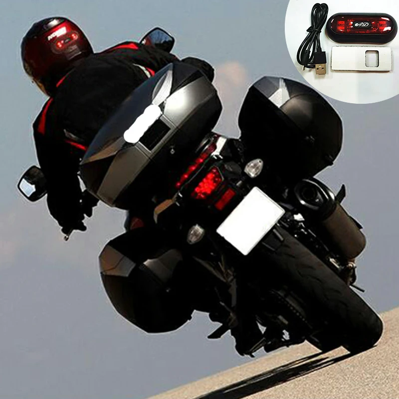 

Универсальный мотоциклетный шлем ночной светодиодный мигающий предупреждающий фонарь наружный водонепроницаемый шлем Сигнал Хвост Аксессуары для мотоцикла