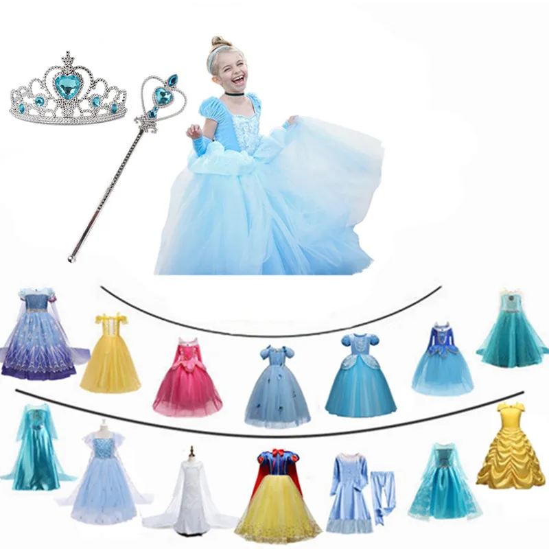 

Платья принцессы для девочек, детская Пасхальная Карнавальная Одежда для девочек, детские платья для косплея, Необычные костюмы на день рож...