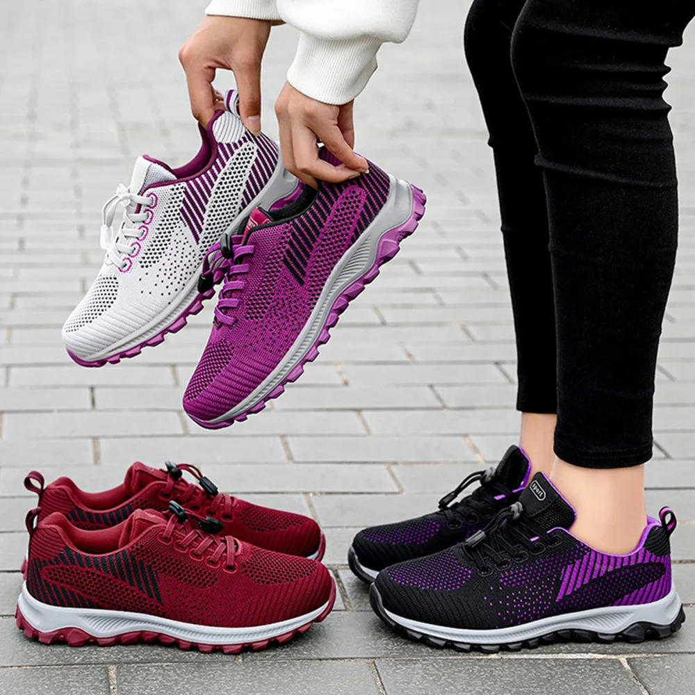 Couple Sport Shoes 2023 Spring New Orthopedic Women's Running Walking Sneakers 36-44 Large-Sized Outdoor Female Casual  Shoes