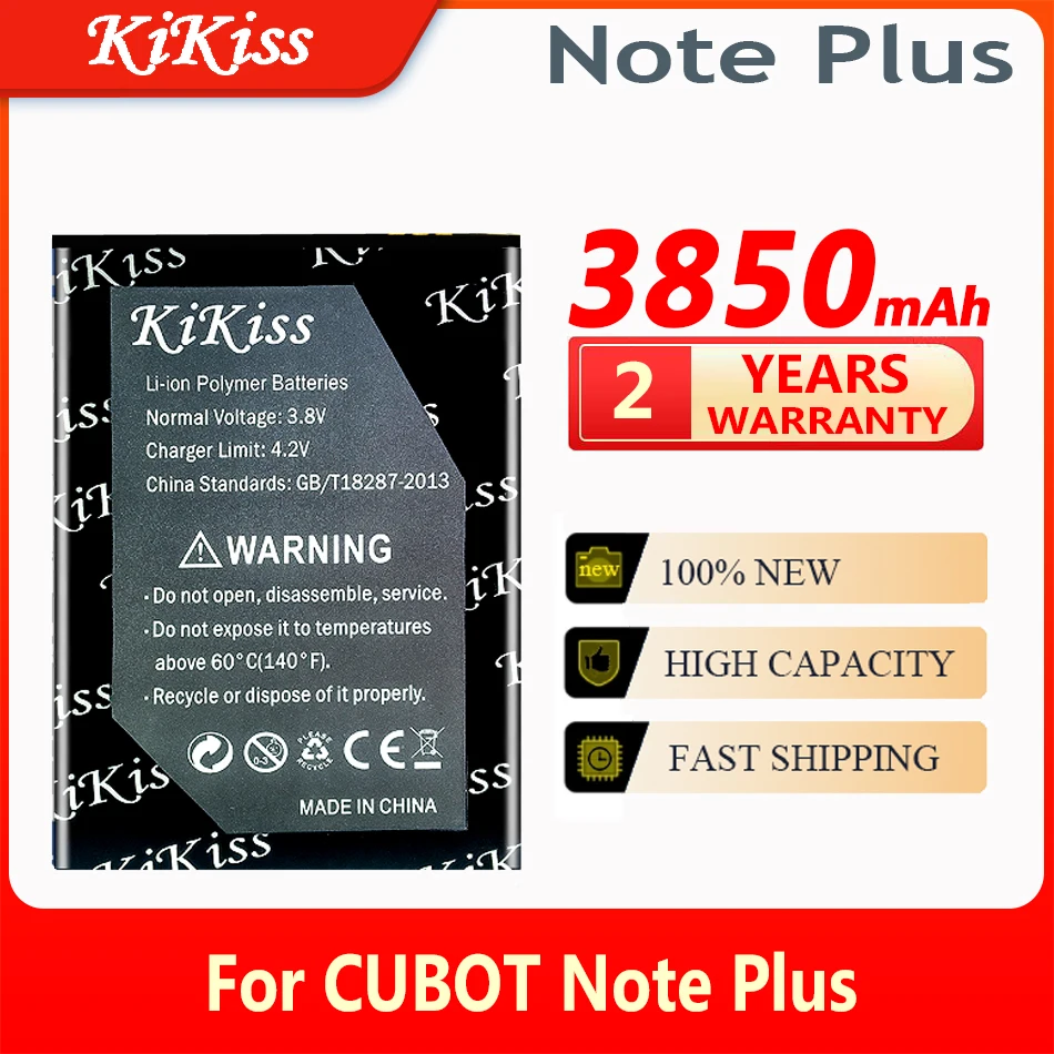 

Аккумулятор KiKiss 3850 мАч для смартфона CUBOT Note PLus NotePLus