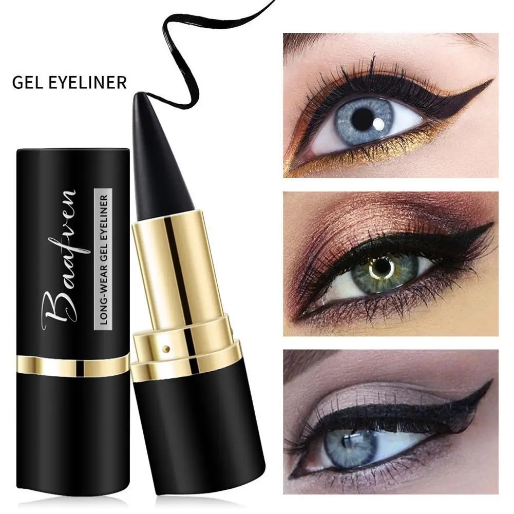 

EyelinerMakeup Cosmetics Women Eyeliner Solid Pen Waterproof Long Lasting Quick Drying Smooth Matte Eyeliner Stamp EyePencil,hot