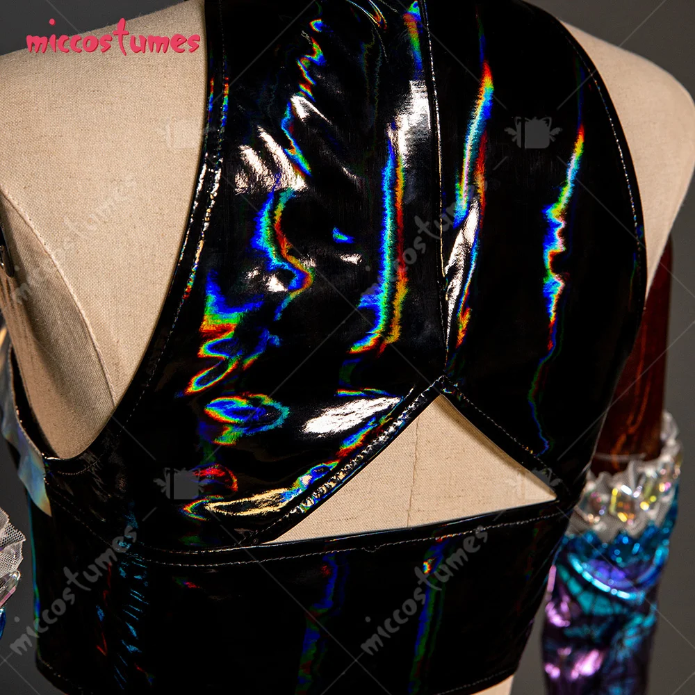 Женская игра смешанный темно-синий цвет блестящий симфонический лазерный