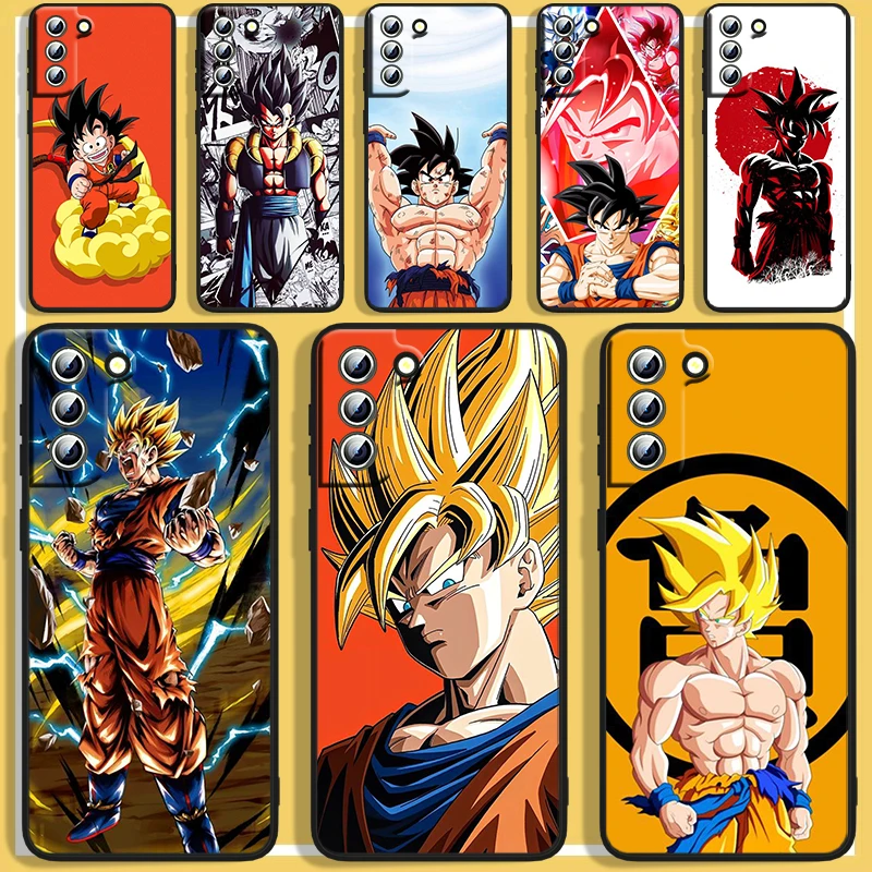 

Anime Dragons Balls Phone Case For Samsung Galaxy S23 S22 S21 S20 FE Ultra S10e S10 S9 S8 Plus Lite Black Cover
