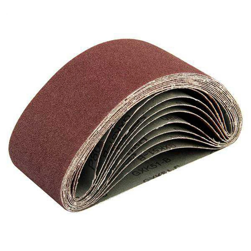

4 x 24-Inch Aluminum Oxide Sanding Belts 40/80/120/150/240/400 Assorted Grits Abrasive Belts for Belt Sander 12-Pack