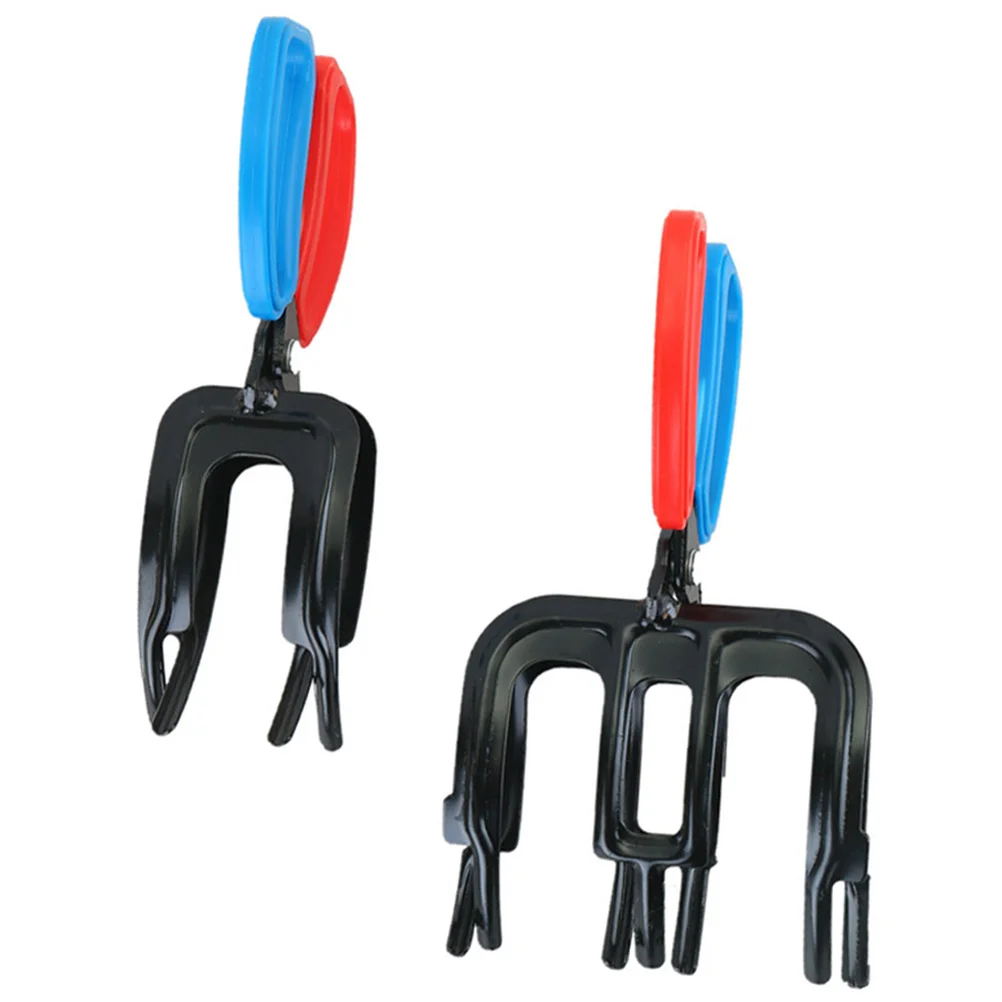 

2 Pcs Fish Control Device Clamp Hook Tool Pliers Wear-resistant Clips Abs Fishing Hooks Specialty Accessories professional