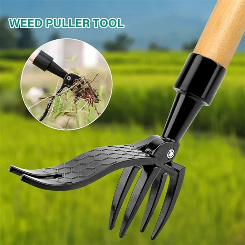 

1-3PCS Weeding Head Replacement Claw Foot Pedal Weed Puller Stand Up Gardening Digging Weeder Root Remover Lawn Accessory Supply