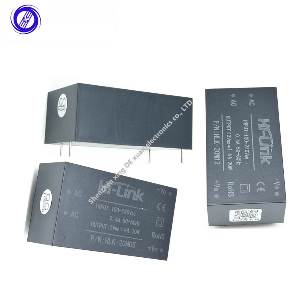 Мини-изолирующий переключатель AC-DC 20 Вт Модуль питания от переменного тока до