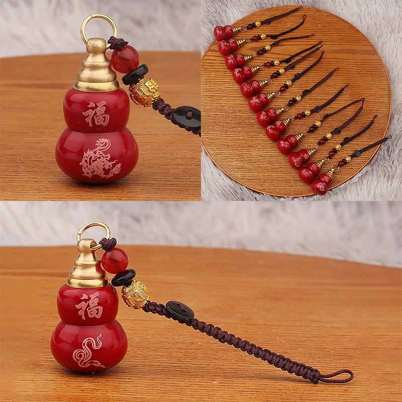 Киноварь Красный Калабас Подвеска Полая Бутылка Упаковка Можно Открыть