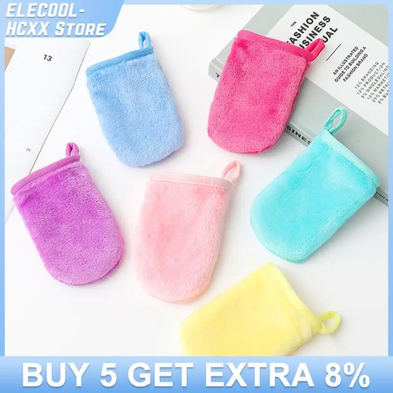 Facial Cloth Makeup Remover Cleansing Gloves Tool Beauty Cosmetic Puff Makeup Tool