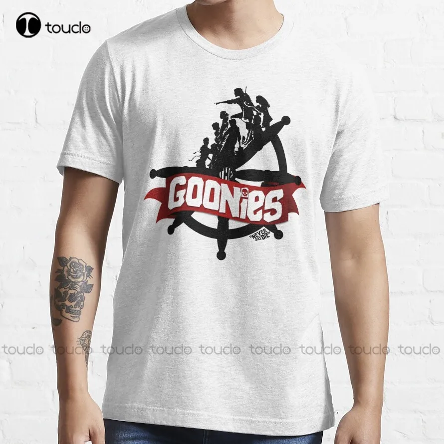 

Футболка с изображением гоонов, рубашки на заказ, уличная одежда в стиле Харадзюку, новинка, популярная дышащая хлопковая футболка на заказ, Подростковая женская одежда