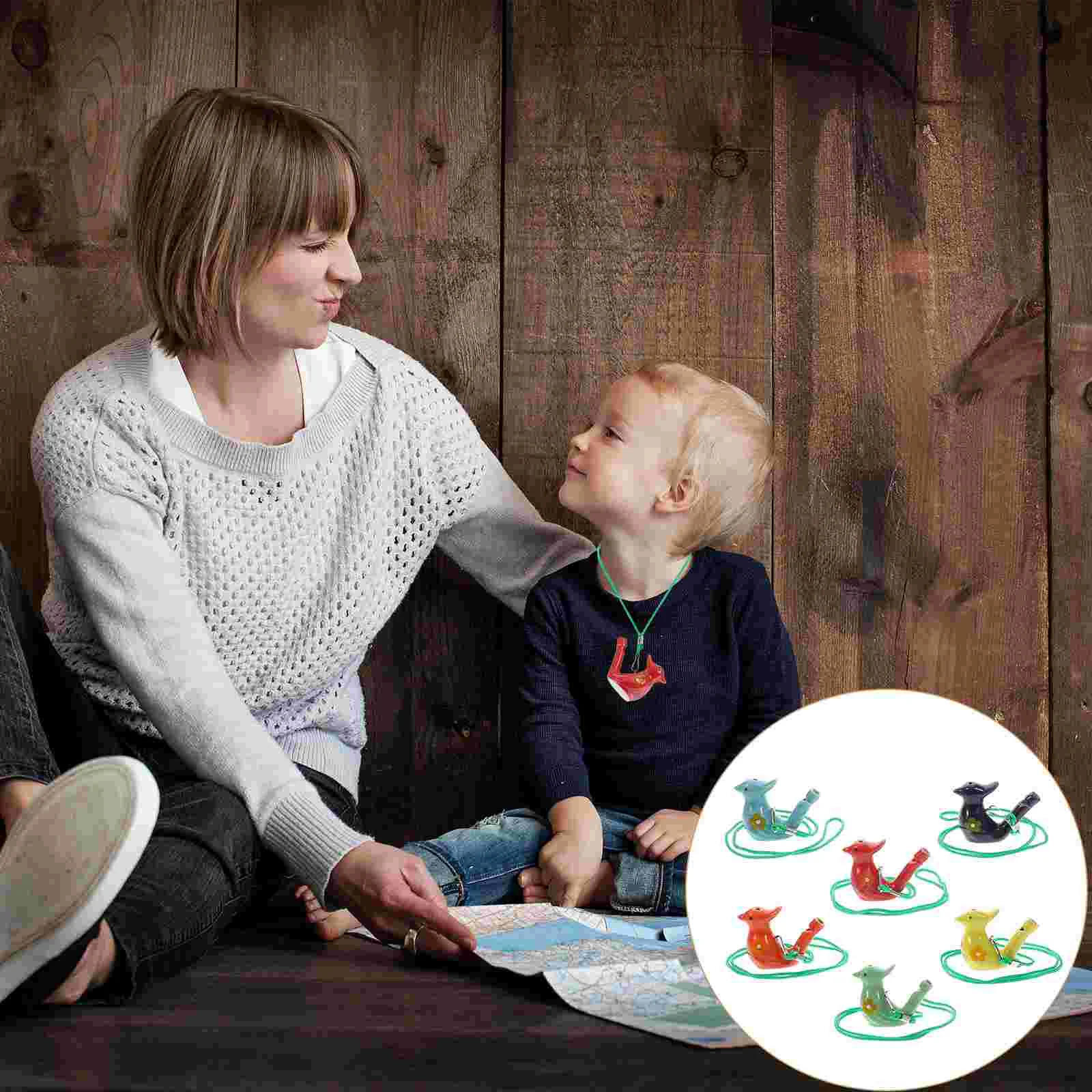 

Whistle Bird Kids Water Party Toy Whistles Ceramic Toys Noisemakers Musical Porcelain Slide Adults Animal Noise Makers Call