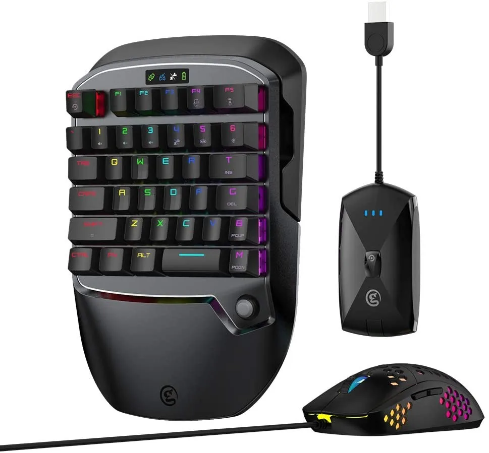 

Gamesir VX2 AimSwitch 2.4GHz 36 Keys Wireless Gaming Keyboard and Mouse Game Keypad with RGB Backlit for Xbox One PS4 PS3