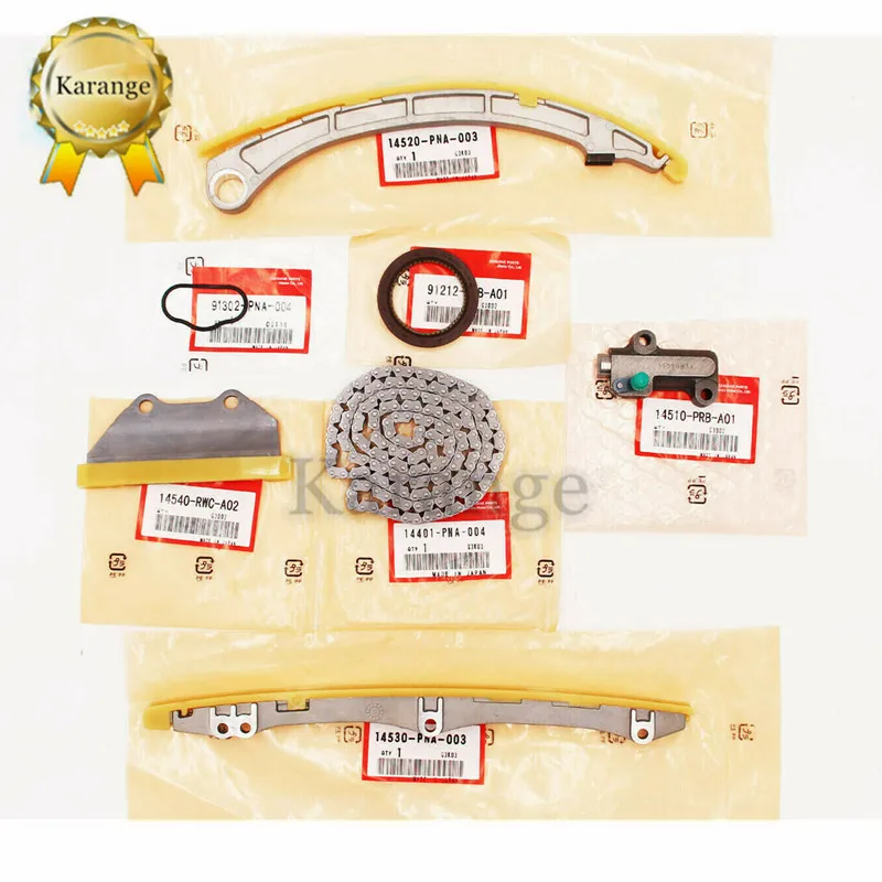 7 шт. Детский комплект 14510-PRB-A01 14401-PNA-004 14540-RAA-A02 подходит для Honda Accord 2.4L Civic 2.0L K20Z3 K20A3K2