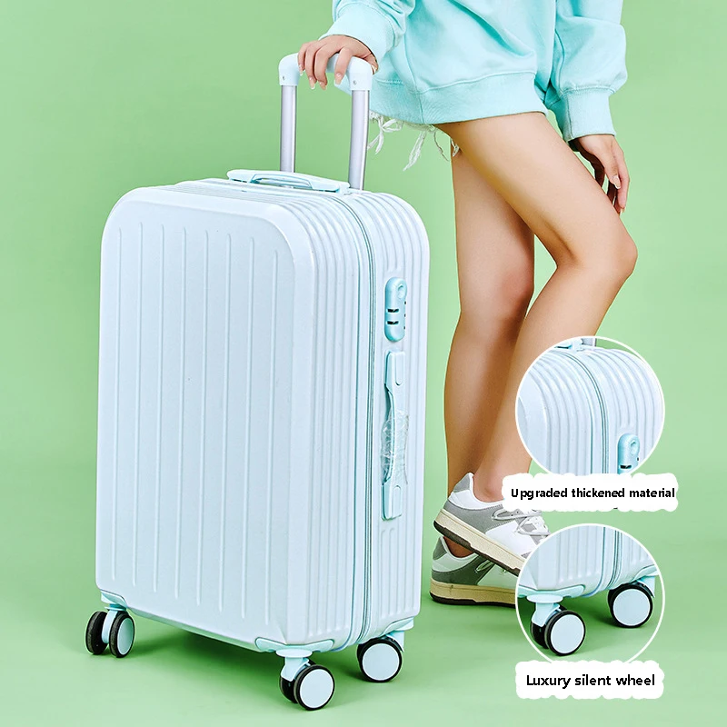 20 Inch Designer Luggage Trolley Case Small Boarding Lightweight Suitcase Million Silent Luggage With Wheels