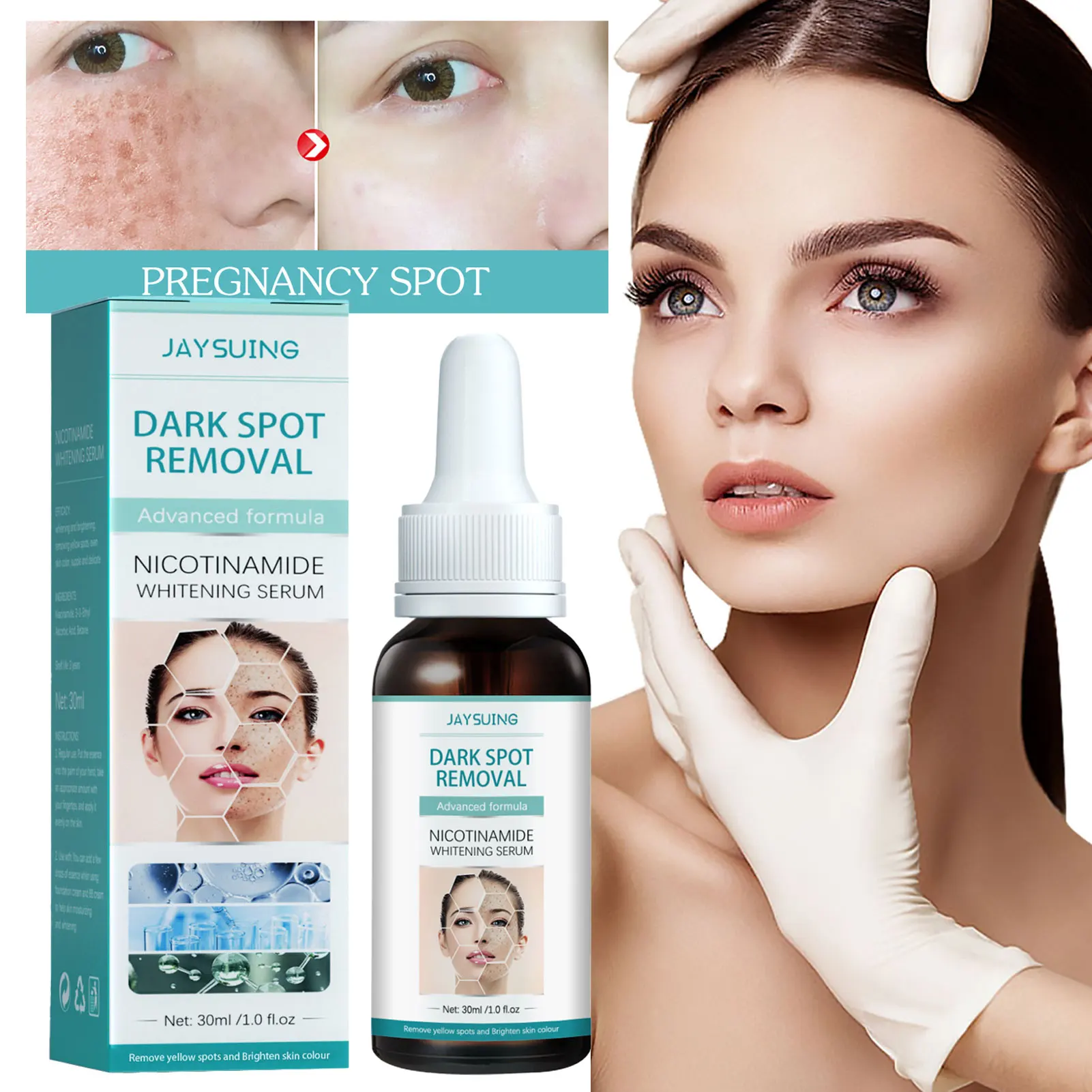 

30ml Whitening Nicotinamide Botany Essence Moisturizing Firming Cosmetics Dark Spot Remover Face Essence Whitening Skin Care