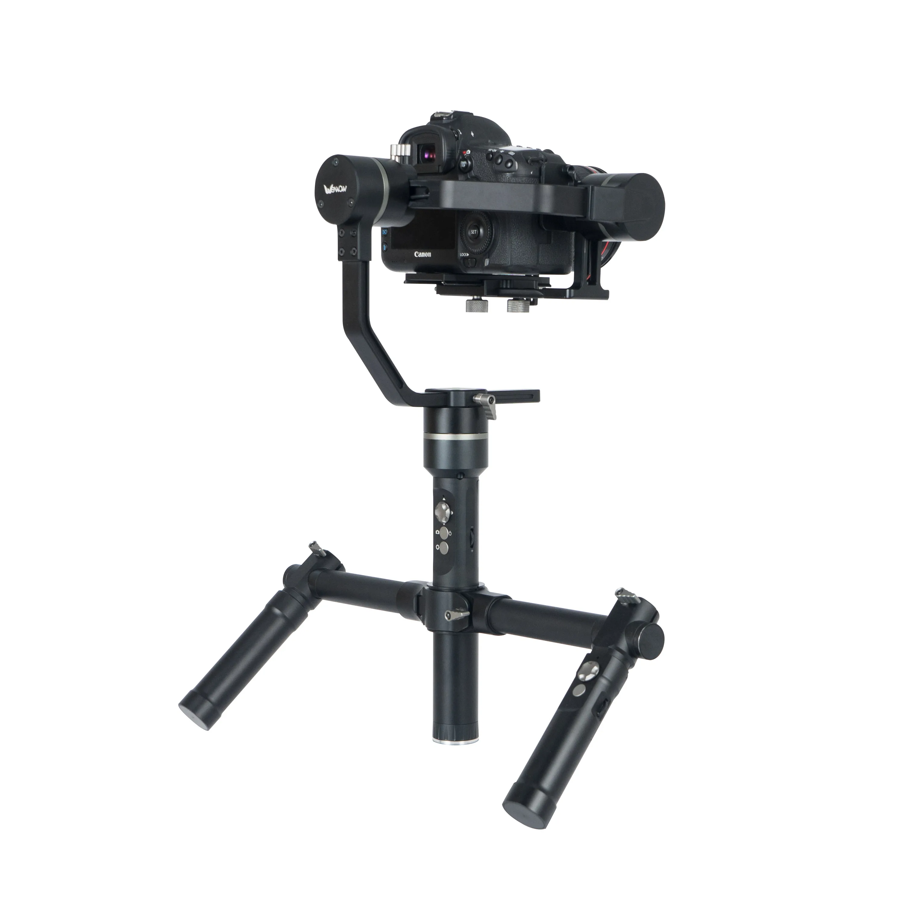 

3-Axis Stabilizer for All Models DSLR Mirrorless Camera with Dual Handheld Handle Grip Bracket Gimbal Hold