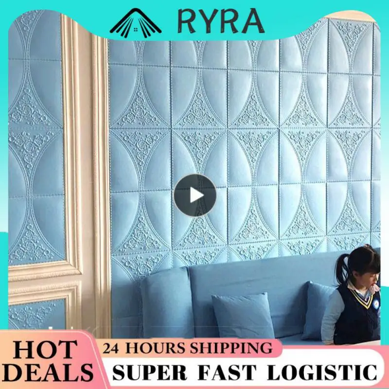 

3D Wall Trim Line Skirting Border Self Adhesive Waterproof Baseboard Wallpaper Wall Corner Sticker For Home Decoration