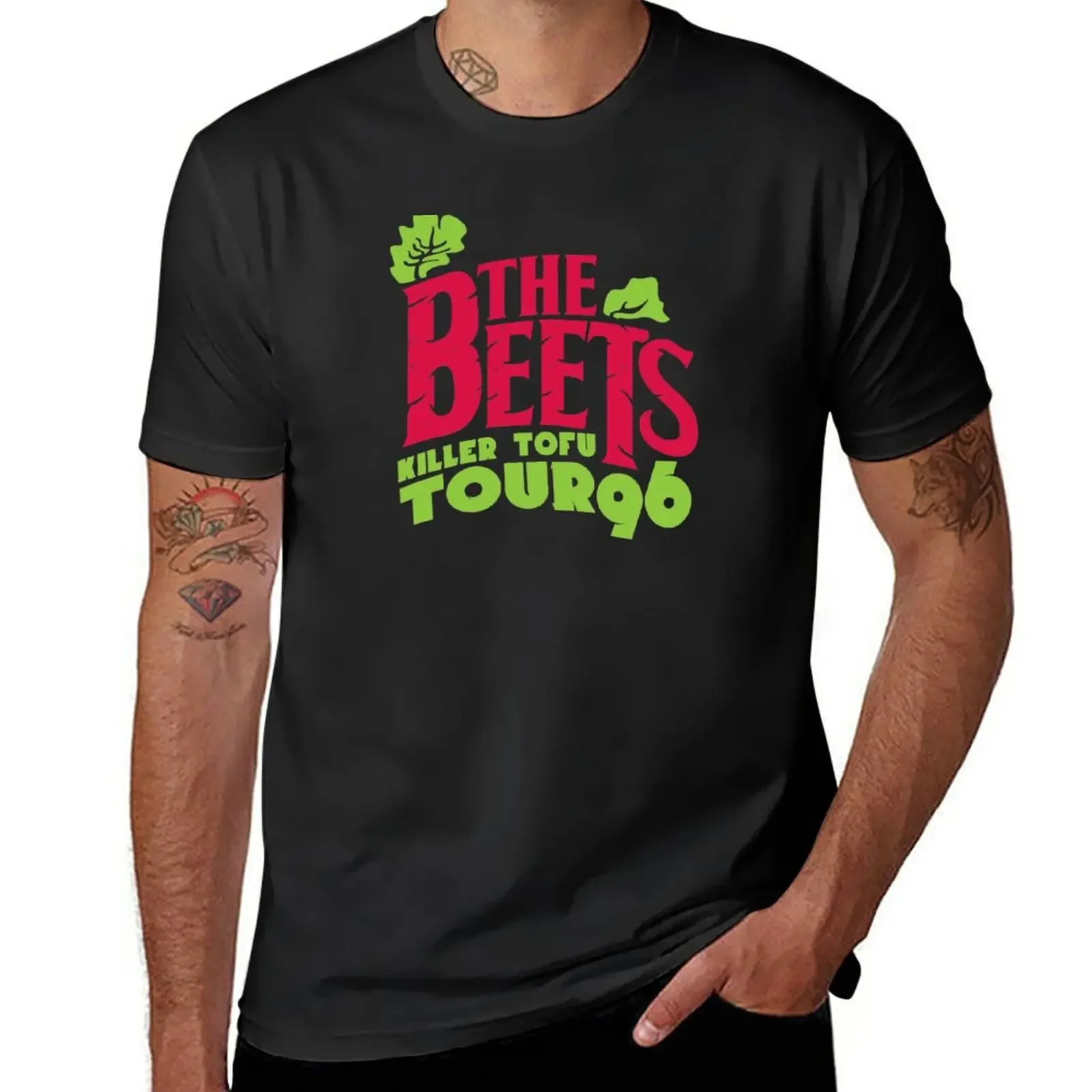 Фото Футболка мужская с изображением Beets Tour, эстетическая одежда, большие размеры №1