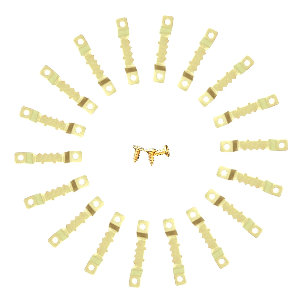 

361pcs Picture Photo Double Hole Hanging Decoration Antislip Sawtooth DIY Bedroom With Screws Frame Hanger Set Home Craft