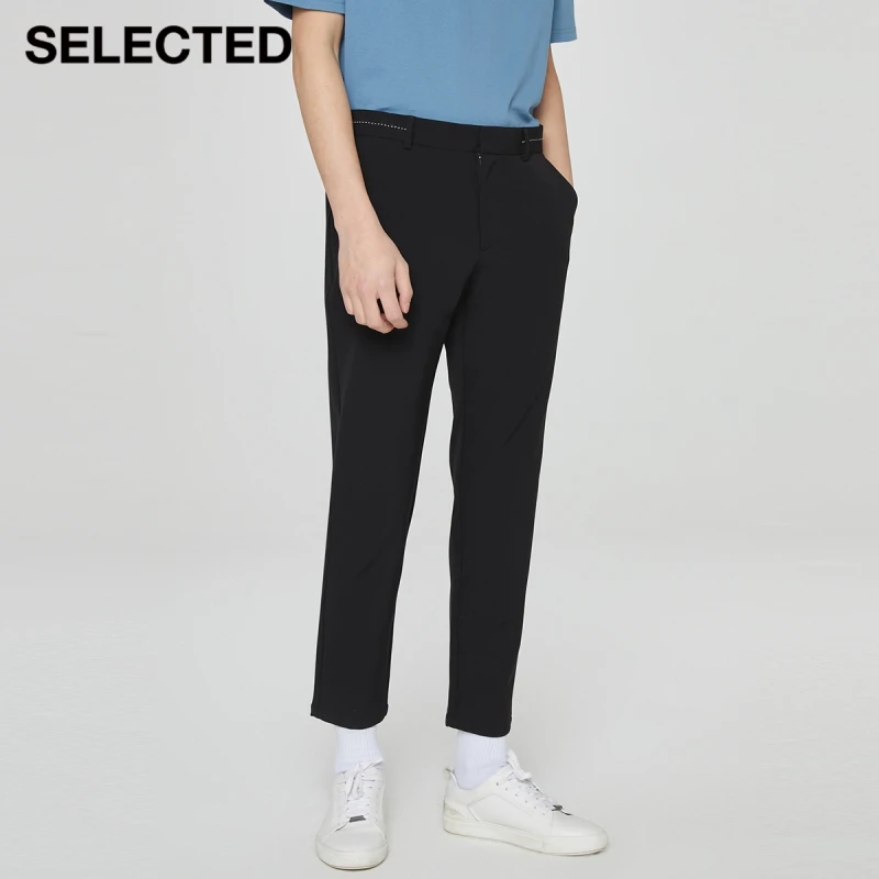 

SELECTED Spring New Solid Color Micro-Elastic Pants Line Radish Version Men'S Trousers S|421214012