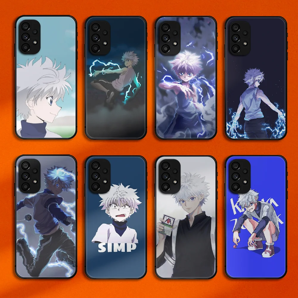 

Killua Hunter X Hunter Phone Case Cover For Samsung Galaxy A S Note 12 13 14 20 21 22 23 32 33 51 52 53 54 FE Plus Ultra Black