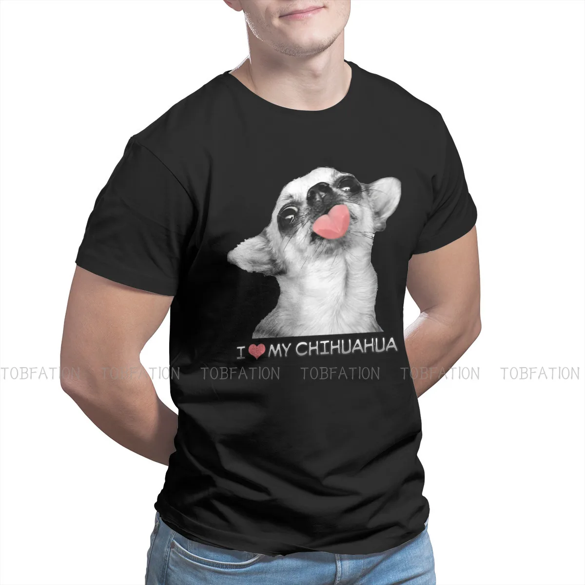 

Повседневная футболка «I LOVE», оригинальные топы для влюбленных, Повседневная футболка, Мужская уникальная Подарочная одежда с коротким рук...