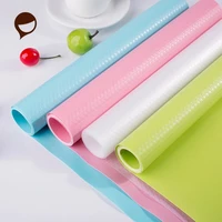 reusable shelf liner contact paper cabinet mat drawer mat moisture proof waterproof dust proof non slip tableware pad