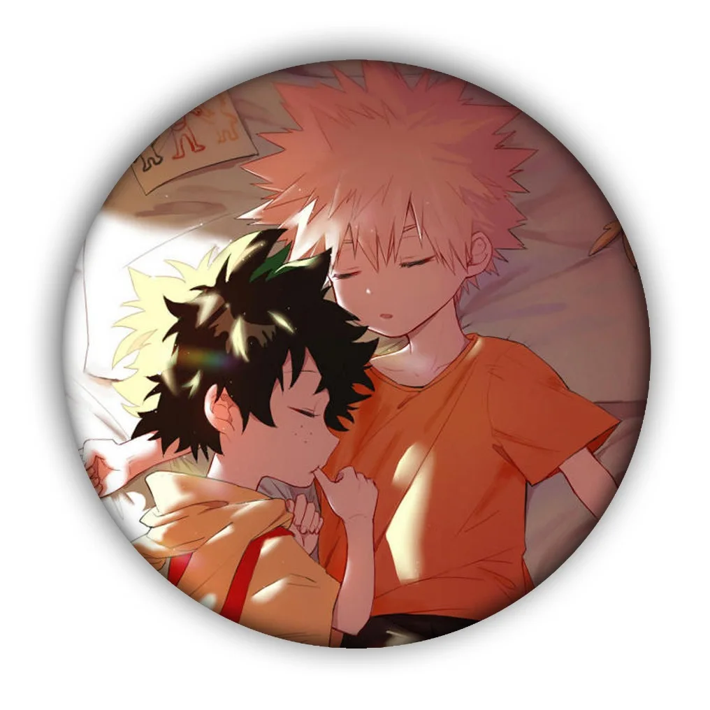 Аниме для моя геройская Академия значок косплея мультфильм боку без героев брошь