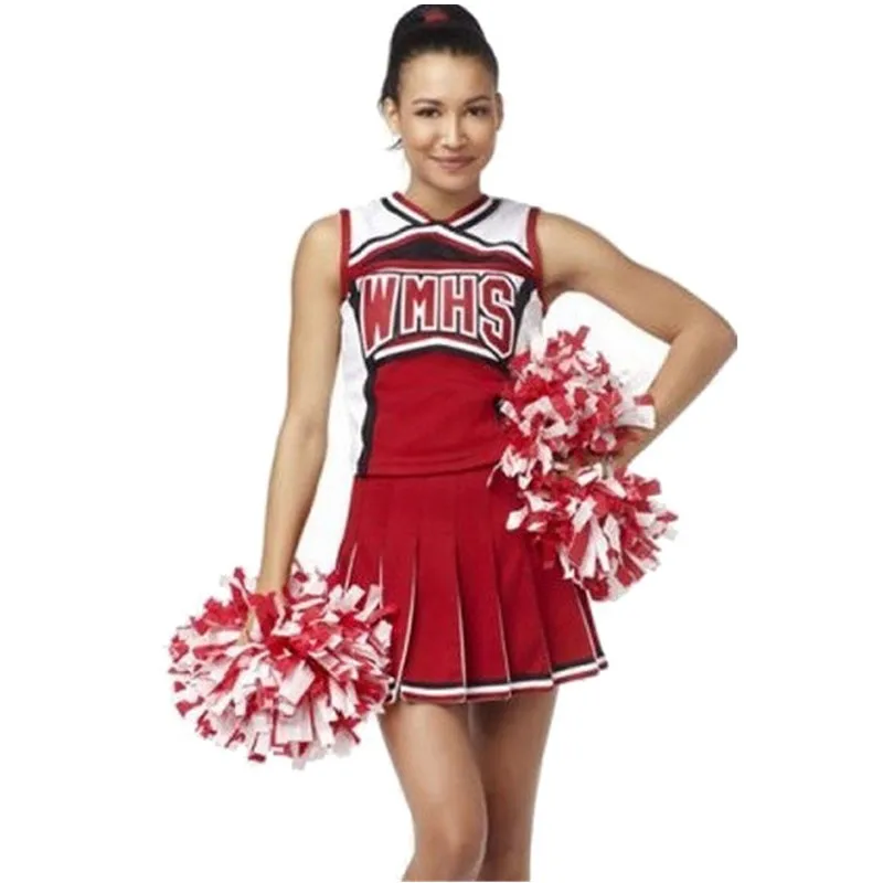 Сексуальная женская летняя бейсбольная одежда Glee для чирлидинга футбола