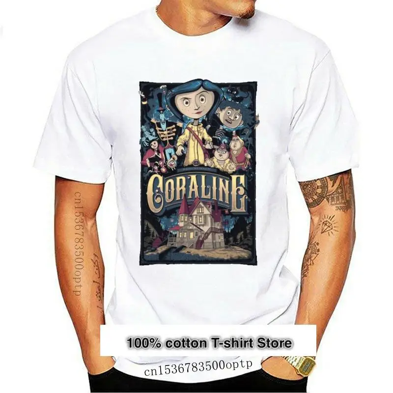 

Camiseta de Coraline para homy y mujer, de talbre S-2XL TIDA camiseta, Gift de cumплин, TS02