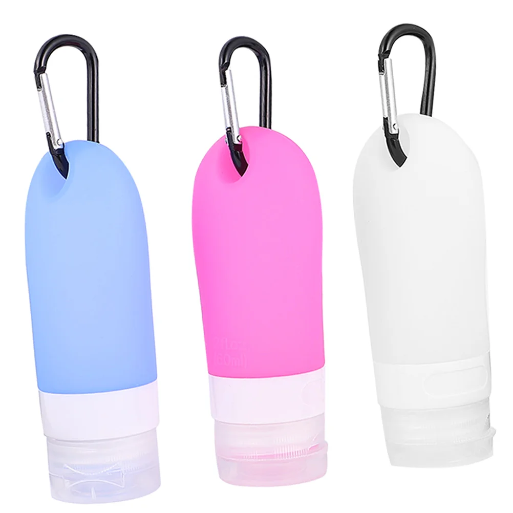 

7pcs Silicone Refillable Storage Bottle Subpackaging Bottles Lotion Containers for Outdoor