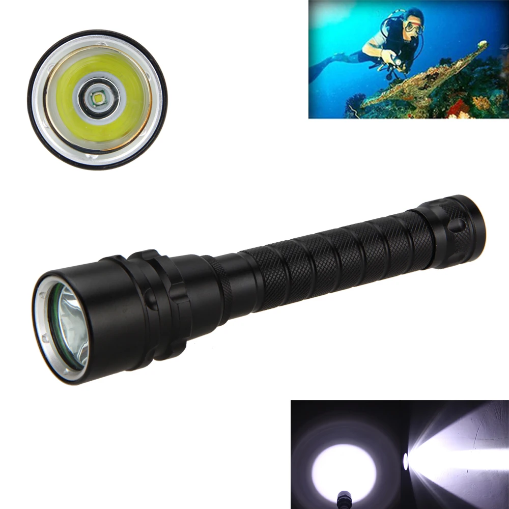 Подводный фонарик для дайвинга CREE XM-L T6 лм светодиодный фонарь IPX8