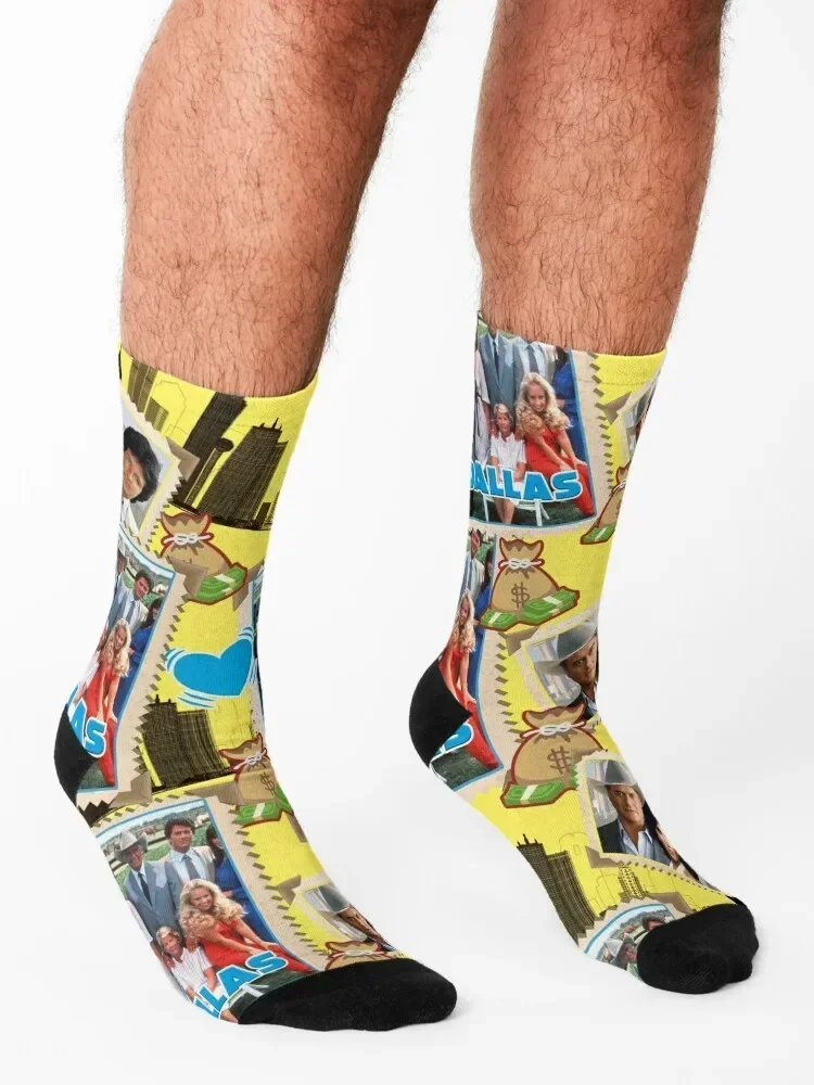 Мыло Opera Даллас внутриканальные деньги и мощность Семейные носки Ewing Новогодние