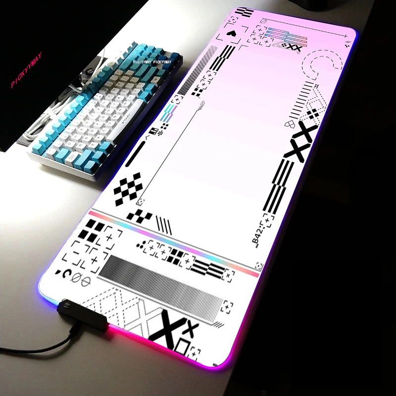 Игровой коврик для мыши Printstream RGB, большой женский игровой коврик ...