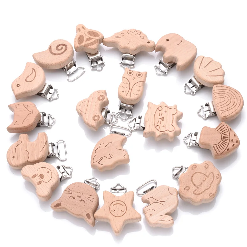 5 шт./партия деревянные зажимы-цепочки для зубов