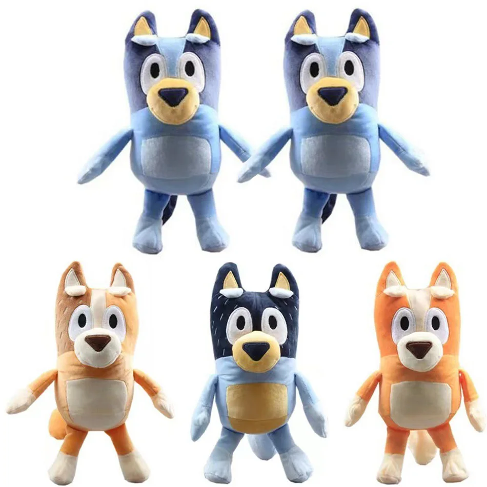 

Peluche Blueyed Dog Bingo Family Plush Toy Cartoon Dog Soft Stuffed Animals Dolls Birthday Christmas Gifts Family Blue-Y Bingo