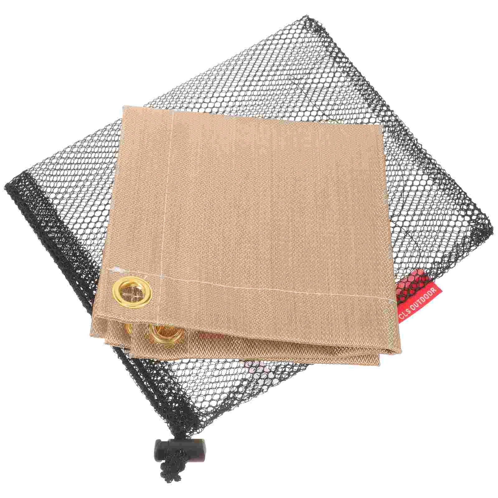 

Bbq Grill Portable Fireproof Cloth Outdoor Blanket Convenient Insulation Supply