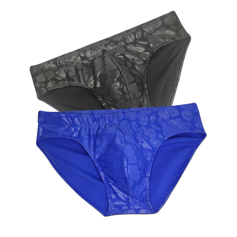 

Underwear Men Surf Beach Print Pouch Tether Bikini Shorts Briefs Swimwear Swim Trunks Cup Fashion Quick Drying Swimming Briefs