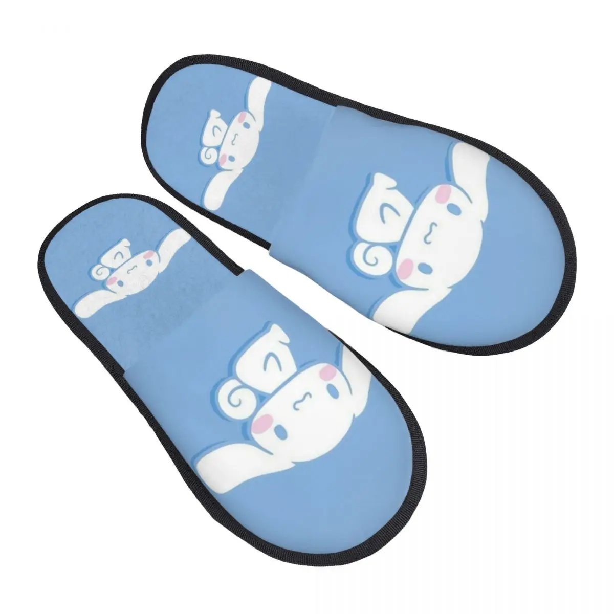 Женские Симпатичные кавайные домашние тапочки с принтом на заказ Уютные теплые